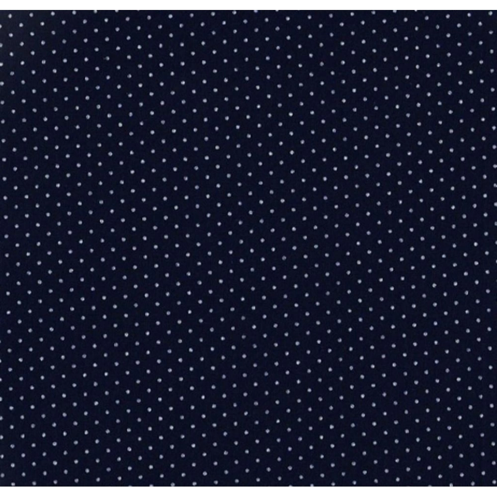 TECIDO TRICOLINE POÁ - 100cmX150cmL-100% ALG azul marinho