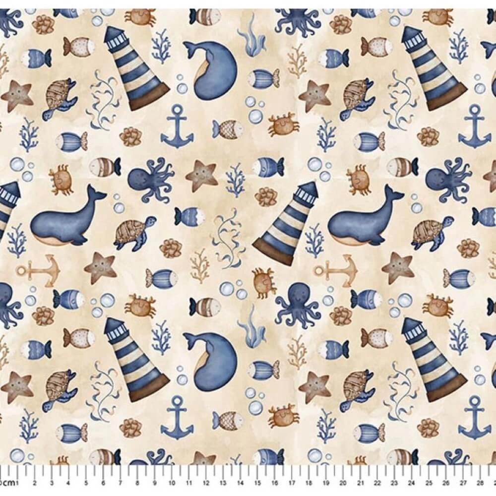 TRICOLINE EST INFANTIL |FUNDO DO MAR| 150L 100% ALG - 48T6