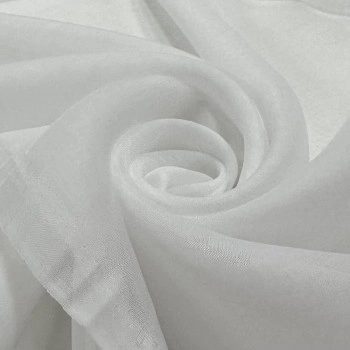 TECIDO CORTINA VOIL |VOAL| 100cmX300cmL-100% POL - BRANCO