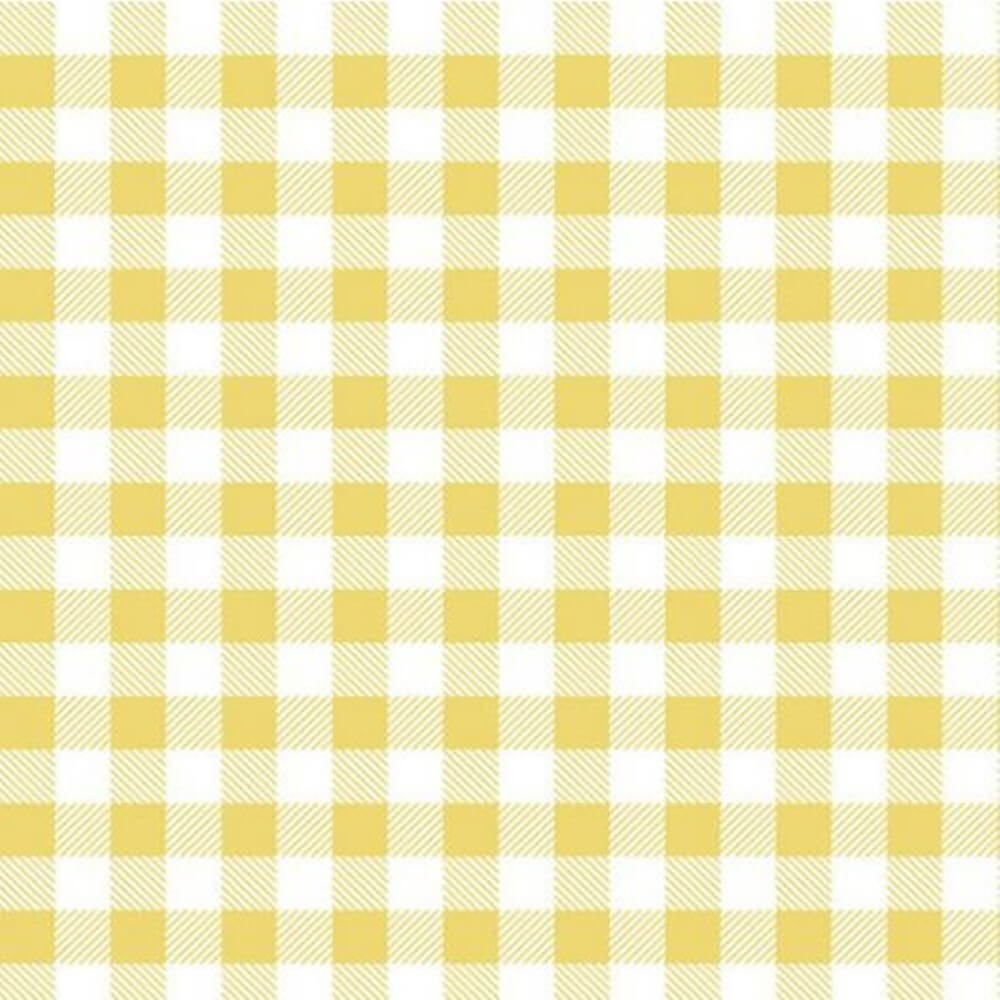 Tecido Tricoline Estampado Xadrez Branco e Amarelo - 50cm x 1,50mt - Loja  Lider Tecidos