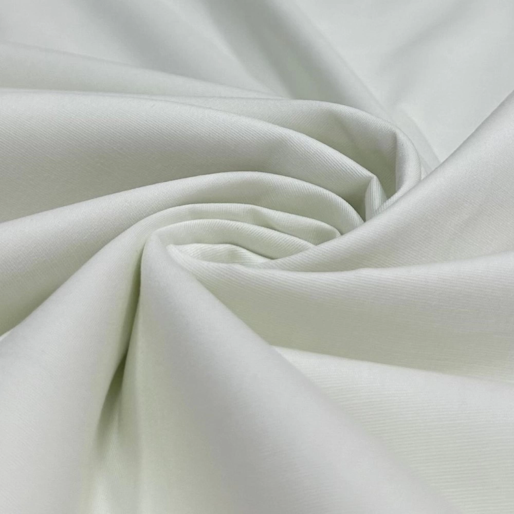 TECIDO TRICOLINE C/ LYCRA 150L  97% ALG 03% ELAST -OFF WHITE (51TL)