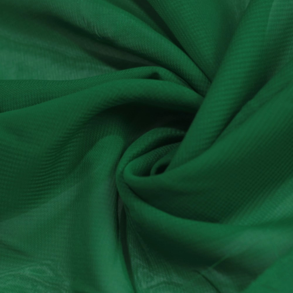 TECIDO MUSSELINE (VOIL)-100% POL/150L  - VERDE (5204)