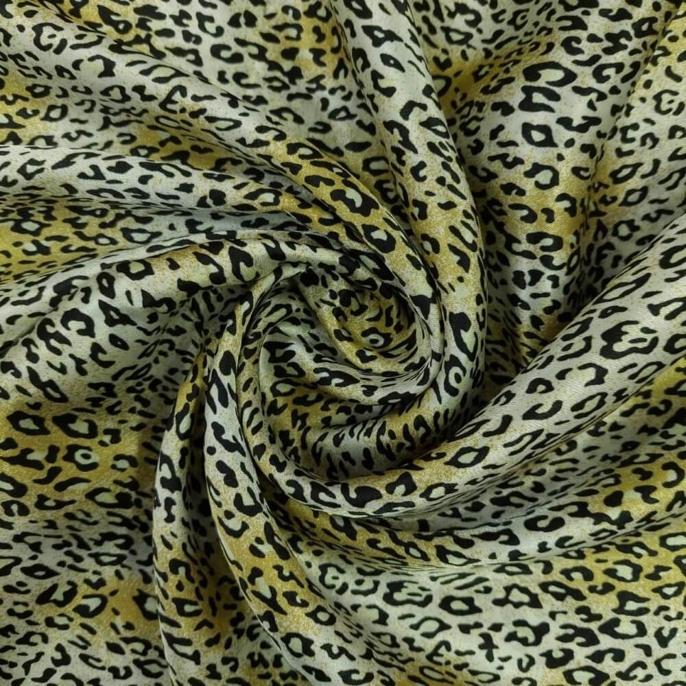 TECIDO CETIM CHARMOUSE |Animal Print| 150L -100% POL  - 4411