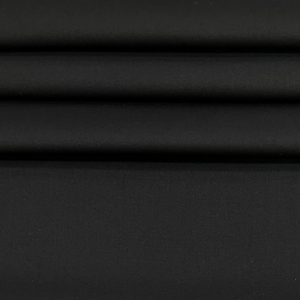 TECIDO ALFAIATARIA SAVILE SHINE C/ELASTANO-70%POL/28%VIS/02%ELAST/150L-PRETO (411301A)