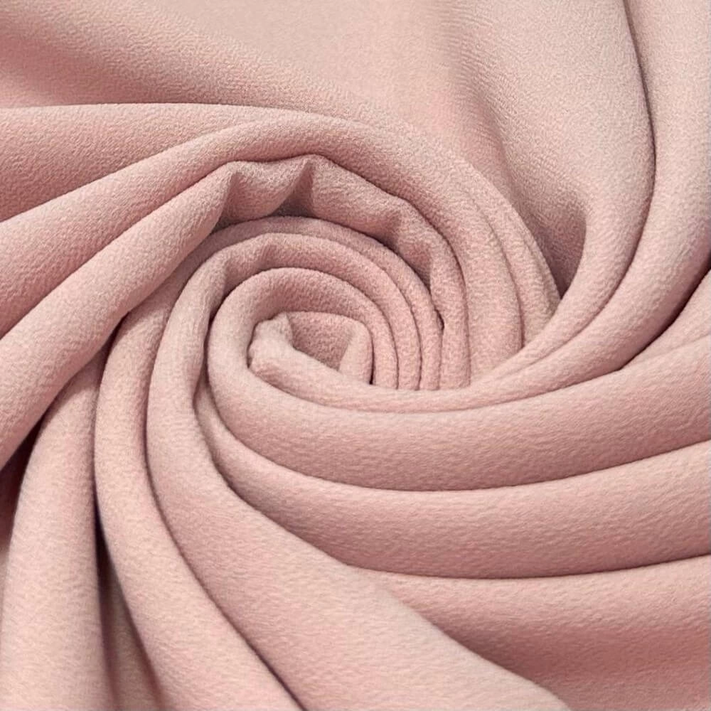 TECIDO CREPE ISTAMBUL -100cmX150cmL-100% POL - ROSÉ