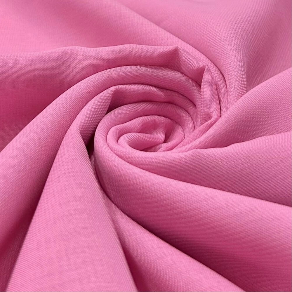TECIDO MUSSELINE (VOIL)-100% POL/150L  - ROSA CHOQUE (5291)