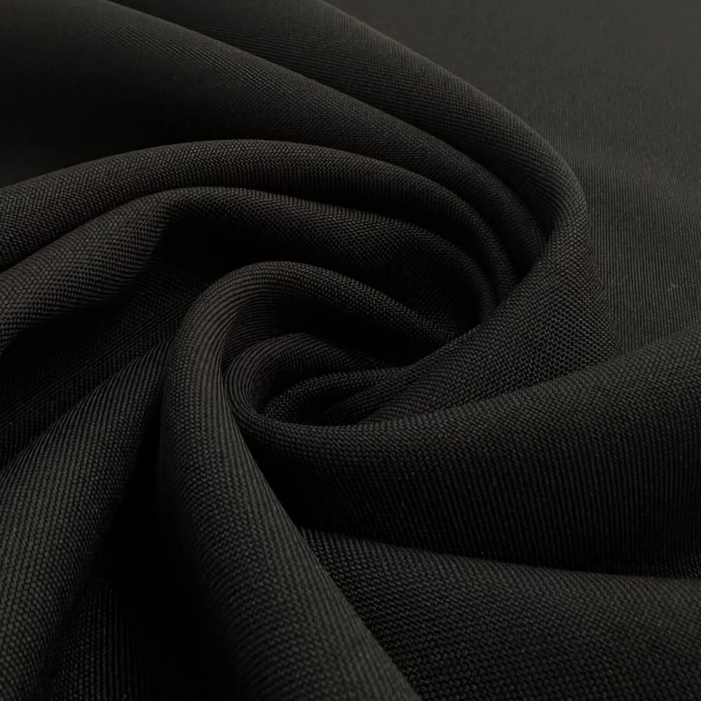 TECIDO OXFORD LISO-100% POL |cortina| 300 L - PRETO (49401)