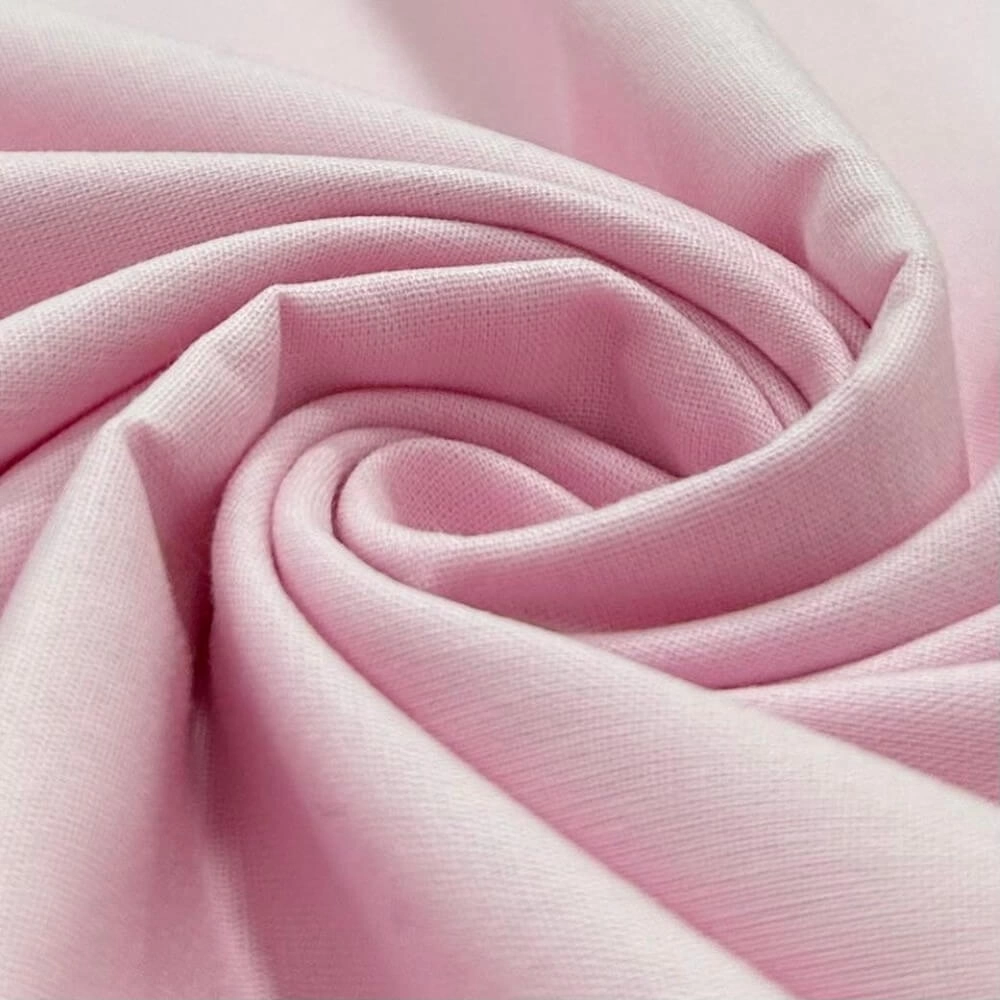 TECIDO TRICOLINE LISA - 100cmX150cmL - 100 ALG -ROSA