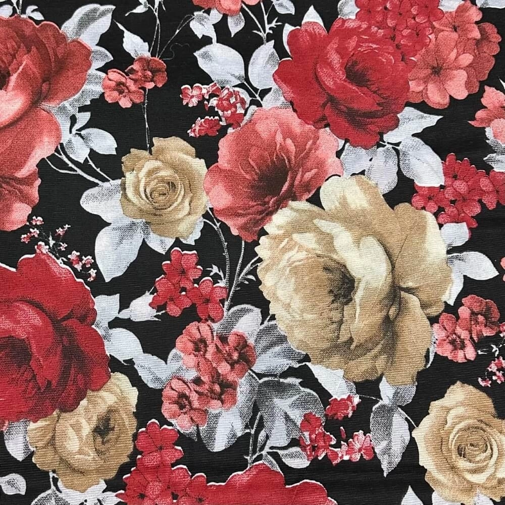 GORGURÃO ESTAMPADO-220L 49% ALG 51%POL - 82129
