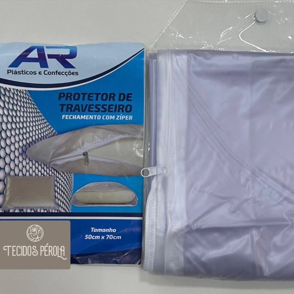 PROTETOR TRAVESSEIRO IMPERMEÁVEL HOSPITALAR-C/ZÍPER -50X70cm