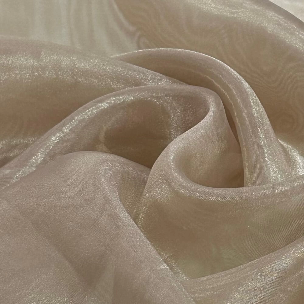 TECIDO ORGANZA CRISTAL-100% POL/150L - AREIA ESCURO (5453)