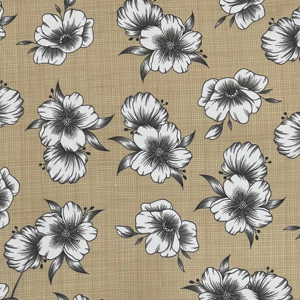 TECIDO OXFORD ESTAMPADO MESA |FLORAL|100% POL- 150L - (560132)