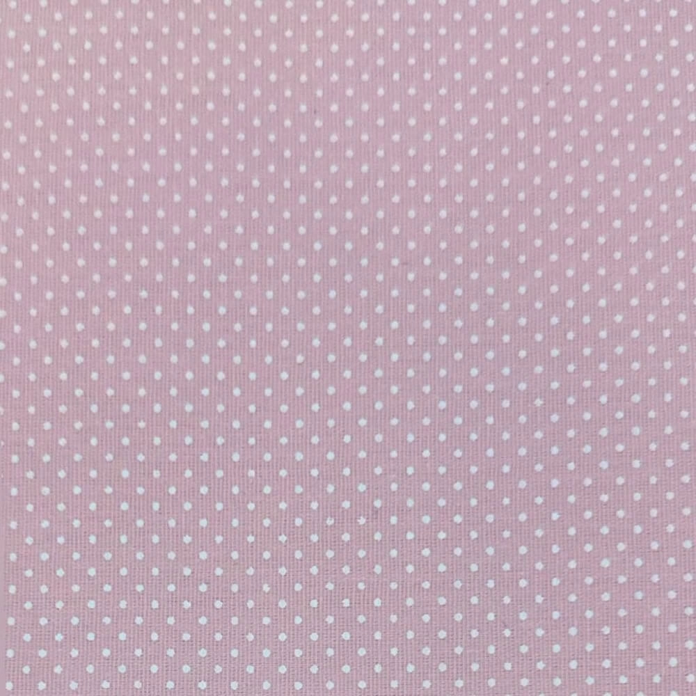 TECIDO TRICOLINE POÁ-100% ALG -150L  - ROSA BEBÊ (T912)