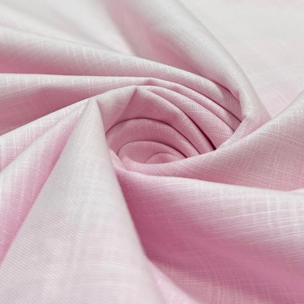 TECIDO TRICOLINE FLAMÊ LISA - 100cmX145cmL-100% ALG-ROSA