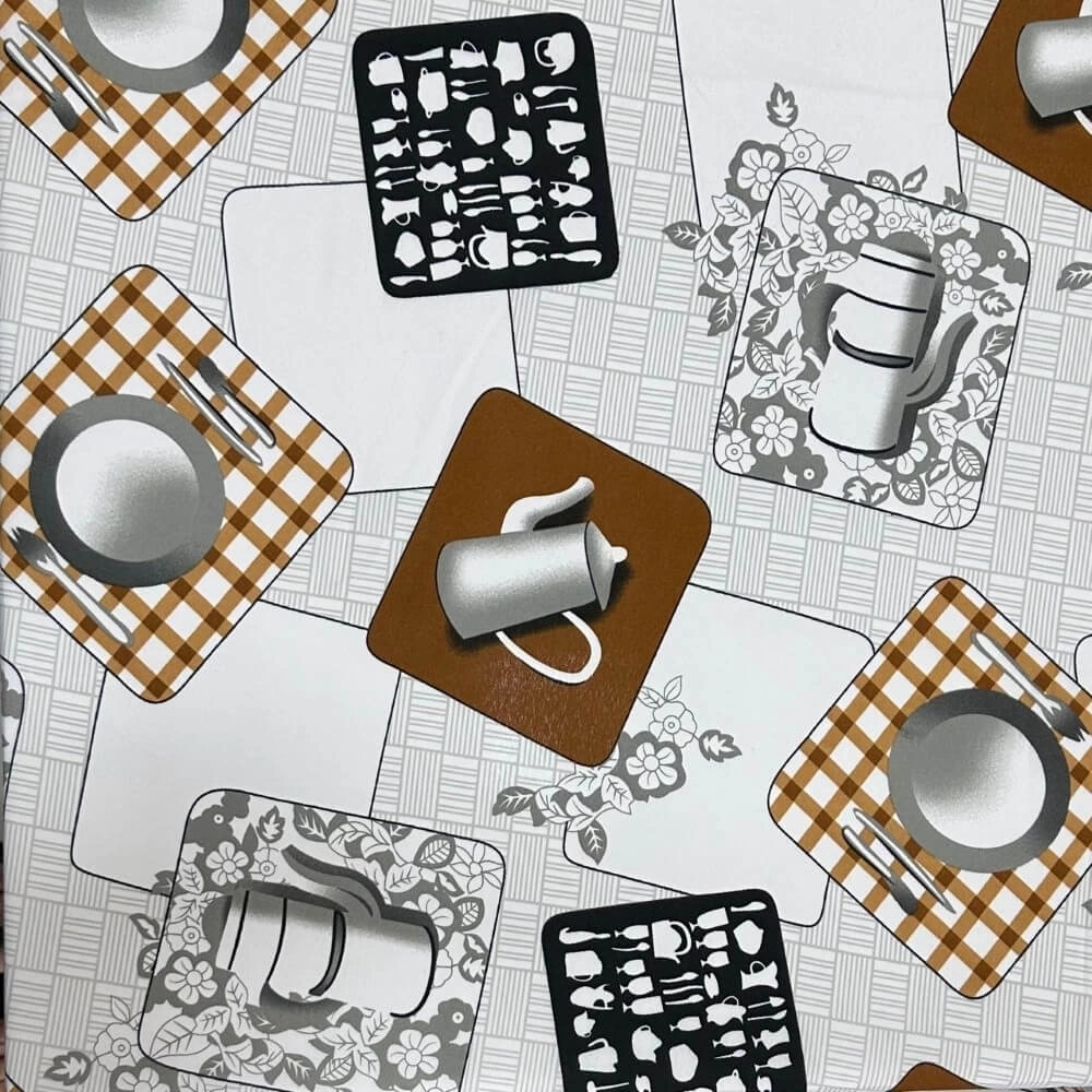 TECIDO OXFORD TOALHA MESA CAFÉ - 100cmX150cmL-100%POL