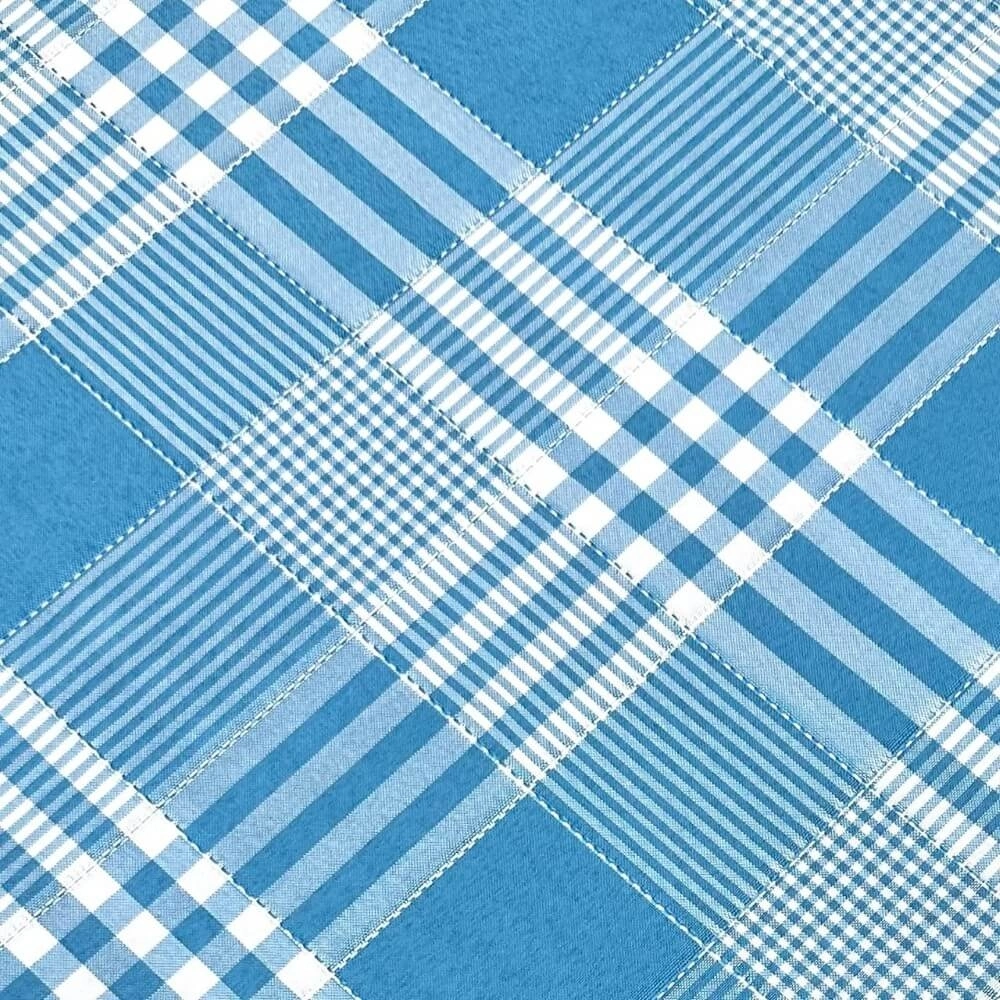 TECIDO OXFORD XADREZ TOALHA MESA-100cmX150cmL-100%POL-AZUL C