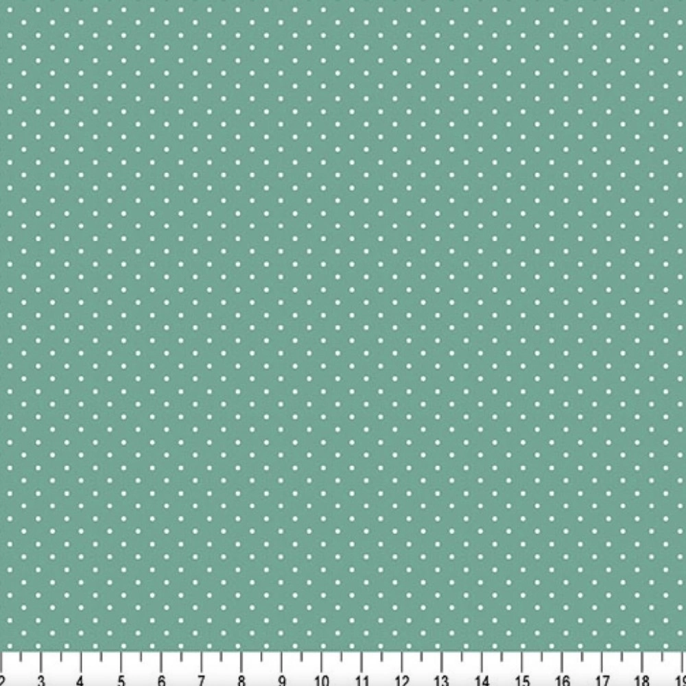 TECIDO TRICOLINE POÁ-100% ALG  - VERDE TIFFANY (T969)