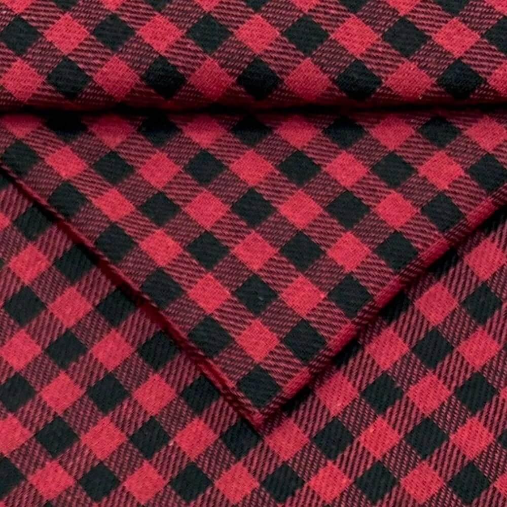 TECIDO FLANELA XADREZ |cachá - tartan| 100cmX150cmL-100% ALG
