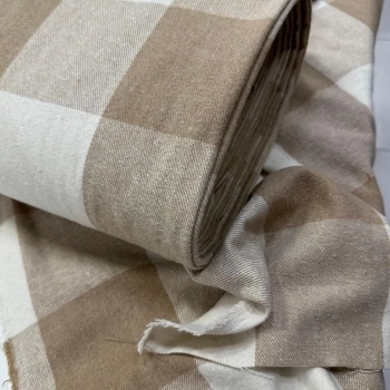 ALFAIATARIA LÃZINHA |flanela| -100cmX150cmL-Fibras*-BEGE