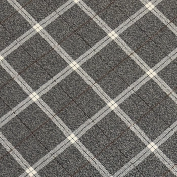 ALFAIATARIA LÃZINHA - Xadrez-100cmX150cmL-Cinza