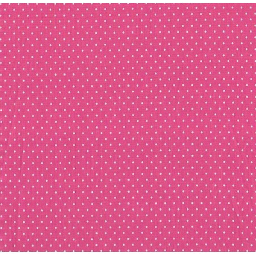 TECIDO TRICOLINE POÁ - 100cmX150cmL-100% ALG  - PINK