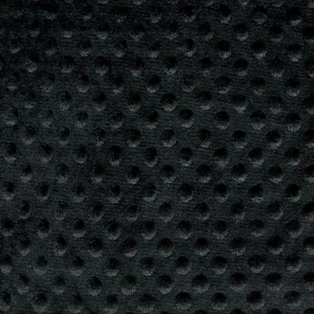 PELÚCIA FLEECE DOTS -100cmX160cm  100% POL-PRETO