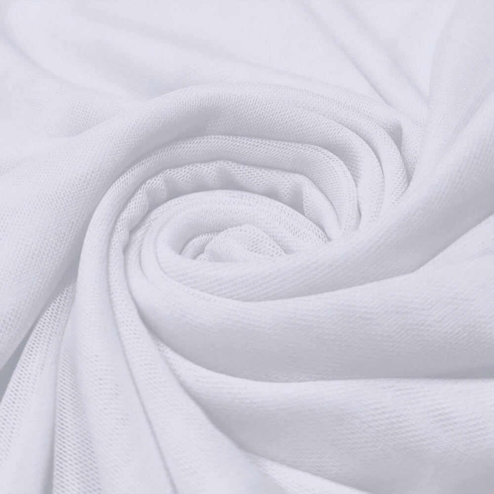 TECIDO TULE DE MALHA -100cmX150L-96%PA/04%ELAST-  BRANCO