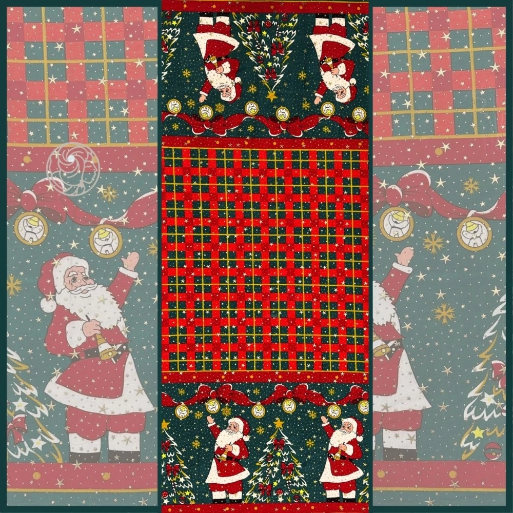 TECIDO OXFORD NATAL |FOIL DOURADO| 100cmX150cmL - 100% POL