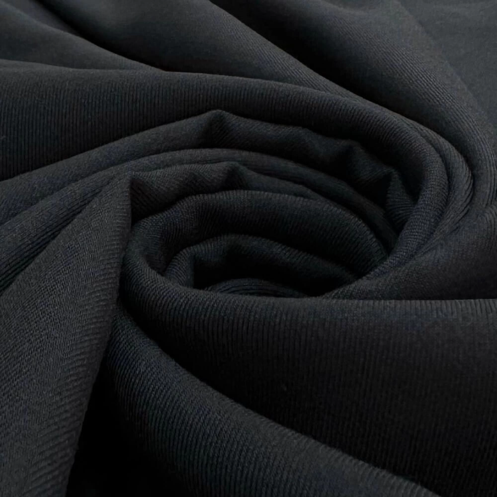 TECIDO VISCOSE TWILL LISA -100%VIS-150L - PRETO (034201)