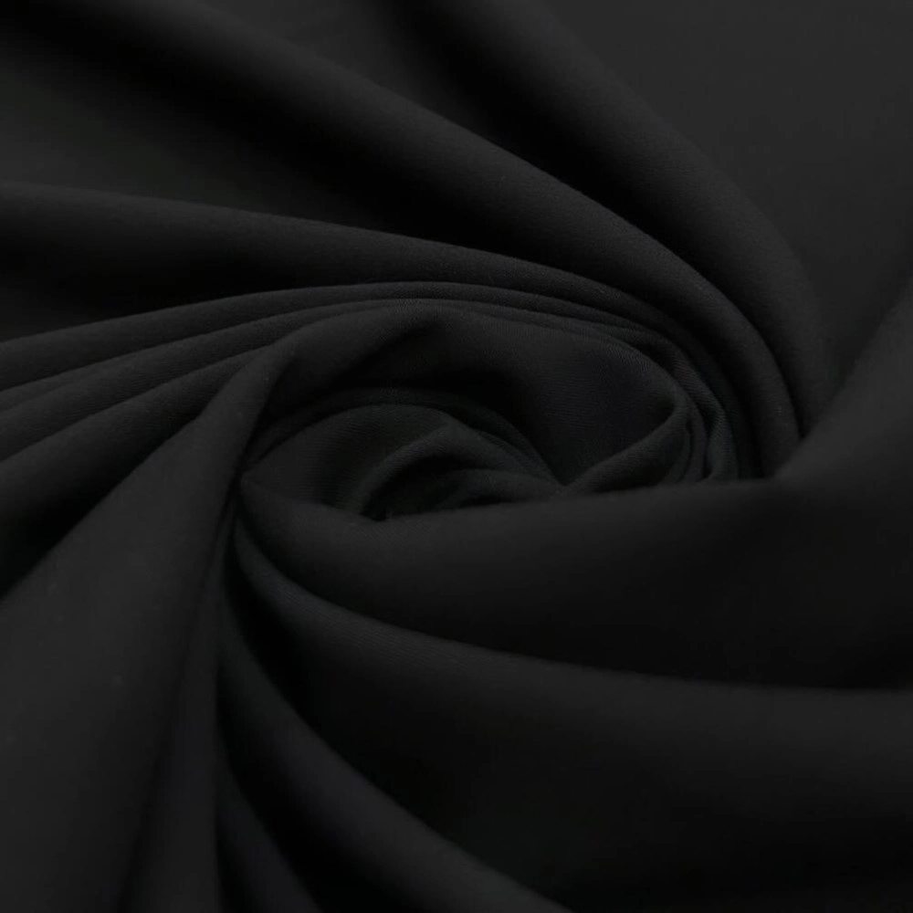 TECIDO VISCOSE LISA 147L/ 97%VIS 03% ELAST - PRETO (03401)