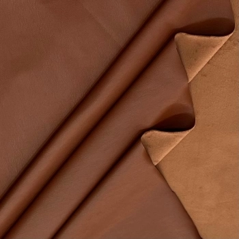 COURO-PELICA WHISKY-SUEDE-100cmX150cmL-95%PL/5% ELAS-MARROM