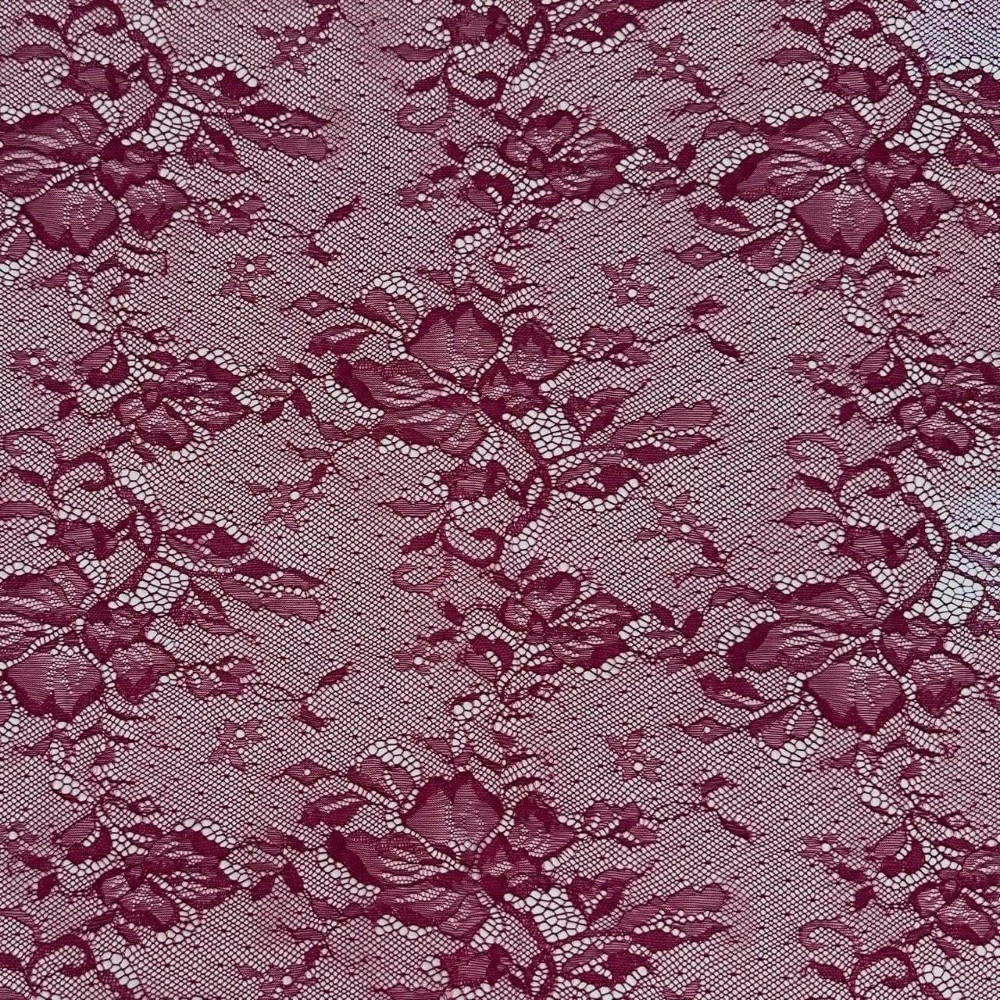 RENDA CHANTILLY -100cmx150cm-95% PA/05%ELAST - marsala