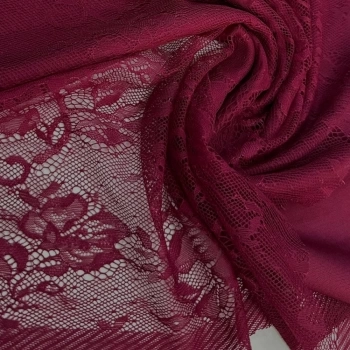 RENDA CHANTILLY -100cmx150cm-95% PA/05%ELAST - marsala