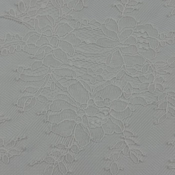 RENDA FRANCESA -100cmx150cm-96% PA/04%ELAST -OFF WHITE