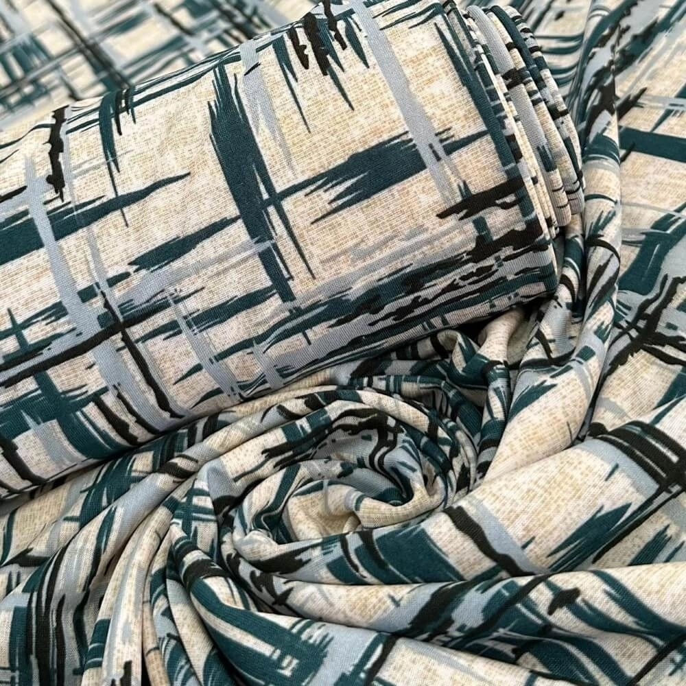 MALHA FRIA |LIGANETE-geométrica|100cmX150cmL-96%POL-04%ELAST