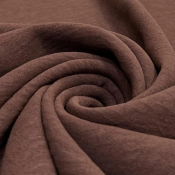 TECIDO CREPE AIR FLOW-DUNA-100cmX150cmL-100%POL - CHOCOLATE