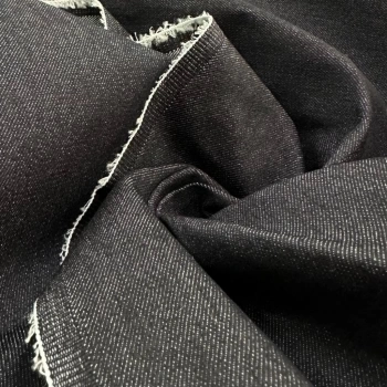 TECIDO JEANS C/ ELASTANO-78,5%ALG 20% POL 1,5% ELAST - PRETO (JE01)