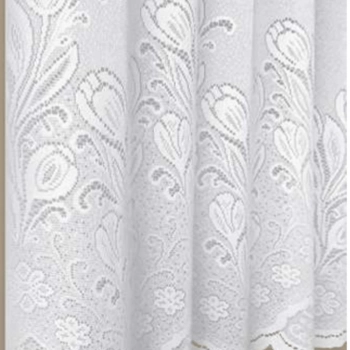 CORTINA RENDA COZINHA TULIPA-200cmX150cm+40cm-100%POL-BRANCA