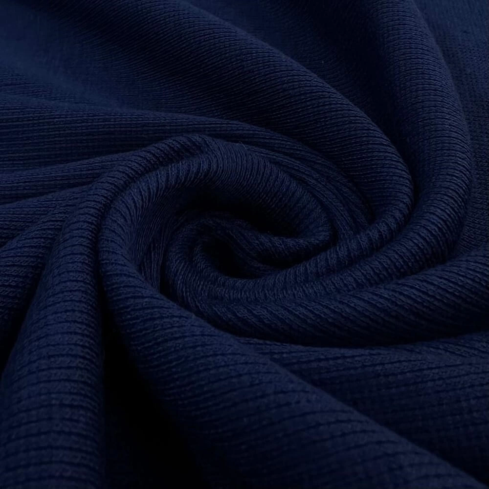 RIBANA TUBULAR (PUNHO)-48,5% POL 48,5% ALG 3% ELAST/0,60L/T - AZUL MARINHO (31113)
